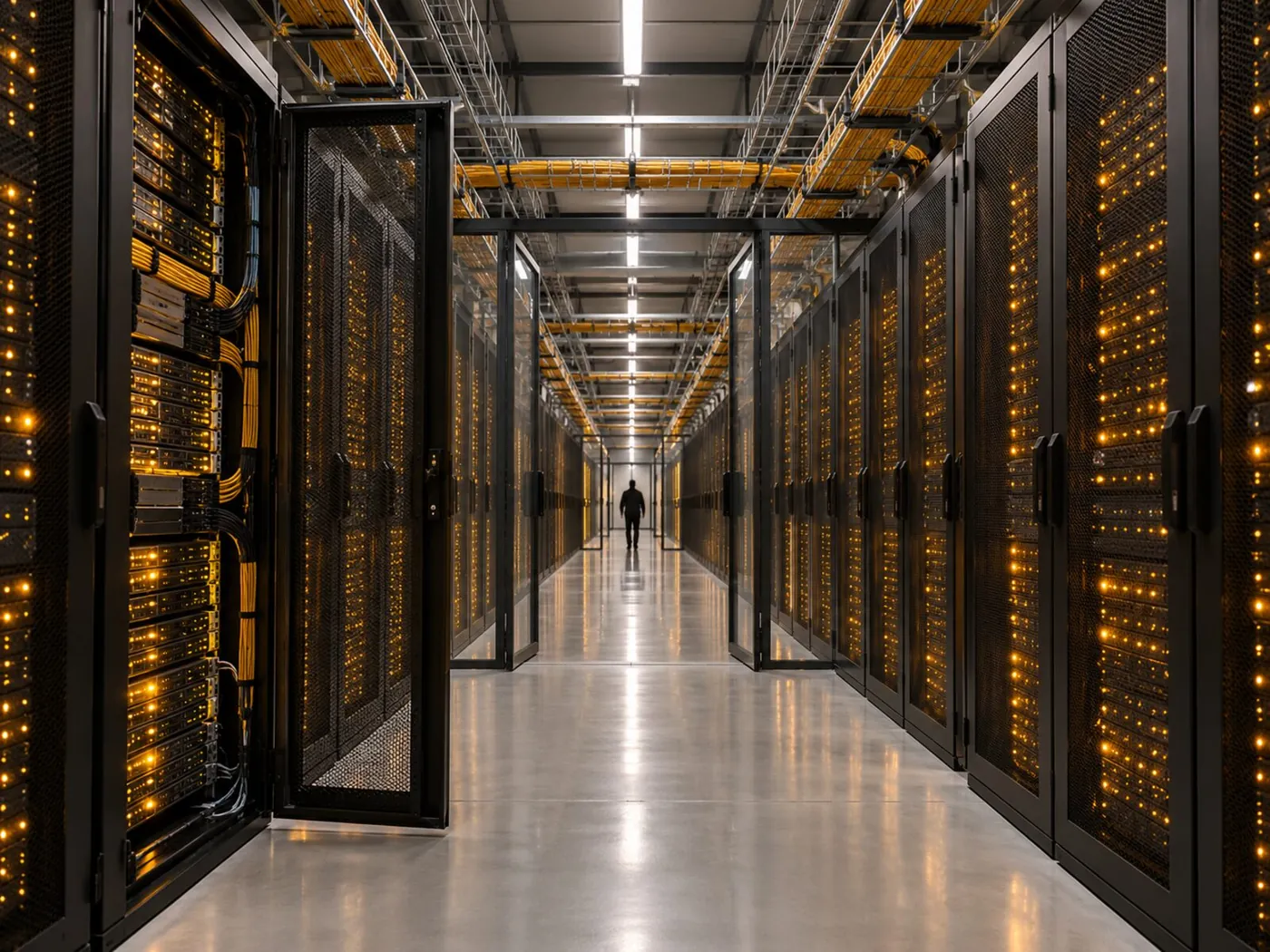 Hyperscale server aisle